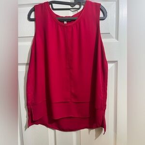 Crepe brilliant color top